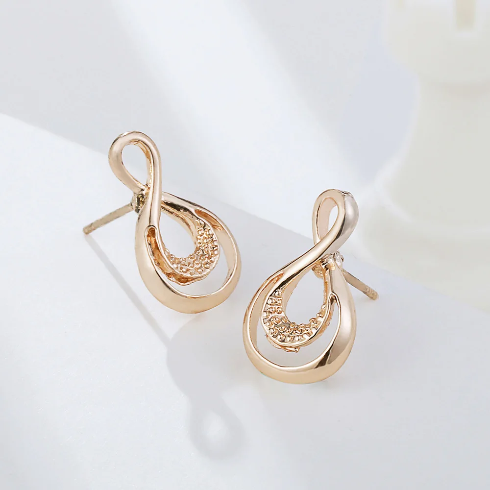 

QGGLE Stud Earrings Geometric Gold Fashion For Women