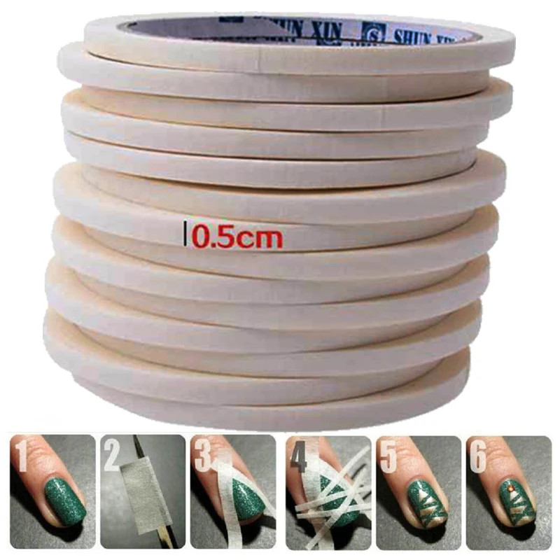 Nail Stickers Adhesive Glue Tape DIY For False Nails Manicure Nail Art