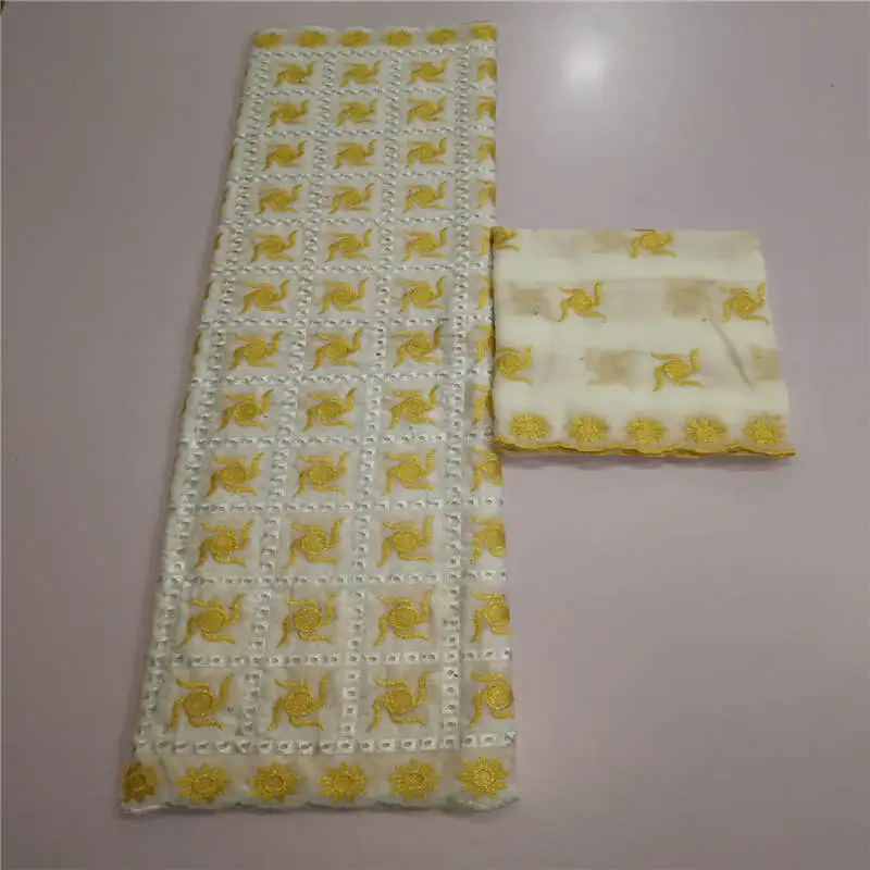 

LY!African Swiss Voile Lace Fabric In Switzerland 2018 hollow Dry Cotton Lace Fabric Embroidered Dubai Big Lace Fabric ! P41235