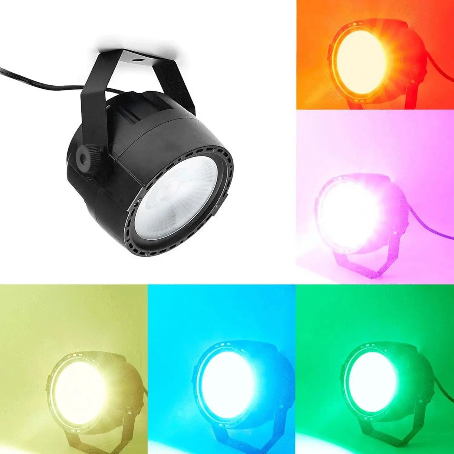 

3 in1 RGB 30W Stage Par Light RGB COB LED 6 Channels Crystal Magic Stage Lights Remote Control Ball For Parties