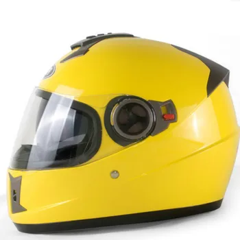 

Dual-Lens Electric Motorcycle Helmets Men's and Women's Full Helmets Winter Warm Full Covered Seasons General Safety Cap