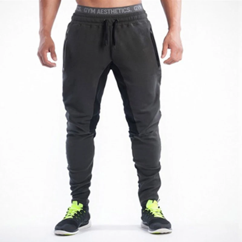 Men's Sport Pants Athletic Slim Fitted Running Men's Pants Sexy Gym