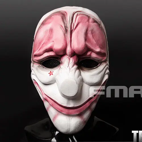 Full Face Payday 2 For Hoxton Mask Paintball CS Cosplay FMA New Style