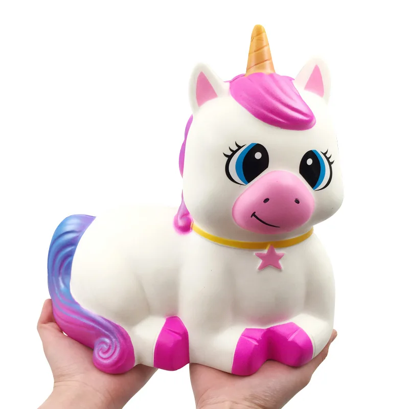 

Scented Squishies Slow Rising Animal Unicorn Jumbo PU Foam Soft Toys