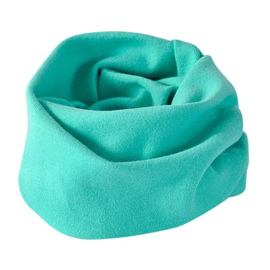 Модная одежда для мальчиков Одежда для девочек с круглым вырезом и воротник Детский шарф кольцо шейные шарфы теплые зимние ботинки - Цвет: Зеленый