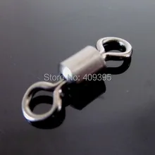 100 шт. 6/0# тяжелые вращающиеся Вертлюги рыболовные Вертлюги без ржавчины в соленой воде супер сильные