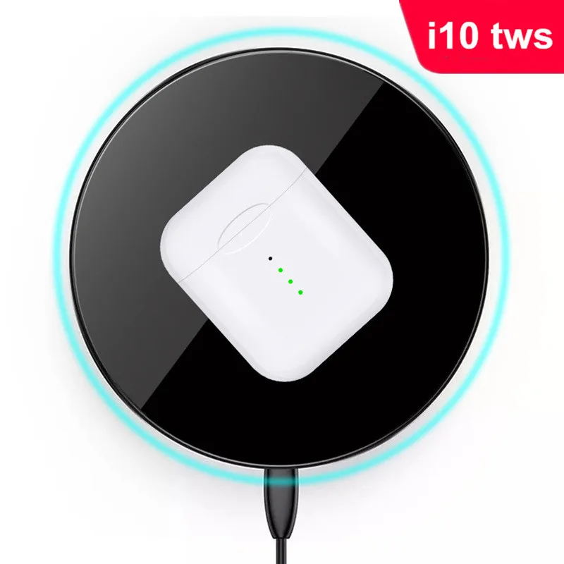 

2019 Upgrated Original i10 TWS Bluetooth 5.0 Earphones Wireless Earphone touch control With type C charger port all smartphone