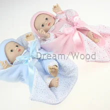 25 см полностью силиконовые куклы-Реборн, игрушки для девочек, имитация, Детская кукла, игровой дом, перед сном, игрушки для девочек, brinquedos bebe, кукла