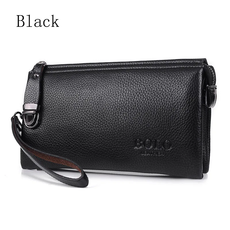 Creative Multifunction Wallet Business Double-Layer Large-Capacity Clutch Mens Wallet Long Hand Bag for Men