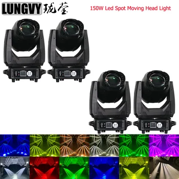 

Free Shipping 4pcs/lot 50w Spot Led Moving Head Light Dmx Control Stage Light For Dj Disco Bar With 17 Static Gobos+Open