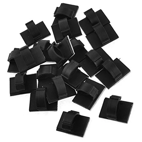 

PROMOTION!Black Self-adhesive Mount Base for 0.4" Width Cable Ties 20pcs