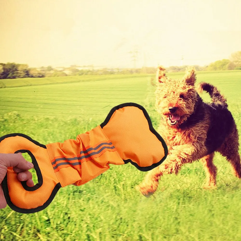 

Pet Chew Toy Oxford Cloth Bite Stick for Dogs Bone Interactive Toys Pet Ring Pull Training Product Dog Toy Chewing Supplies
