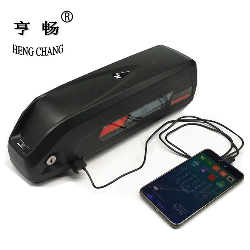 

New Hailong battery 36v 16ah high quality lithium ion battery pack with USB and charger 15A bms e-bike battery