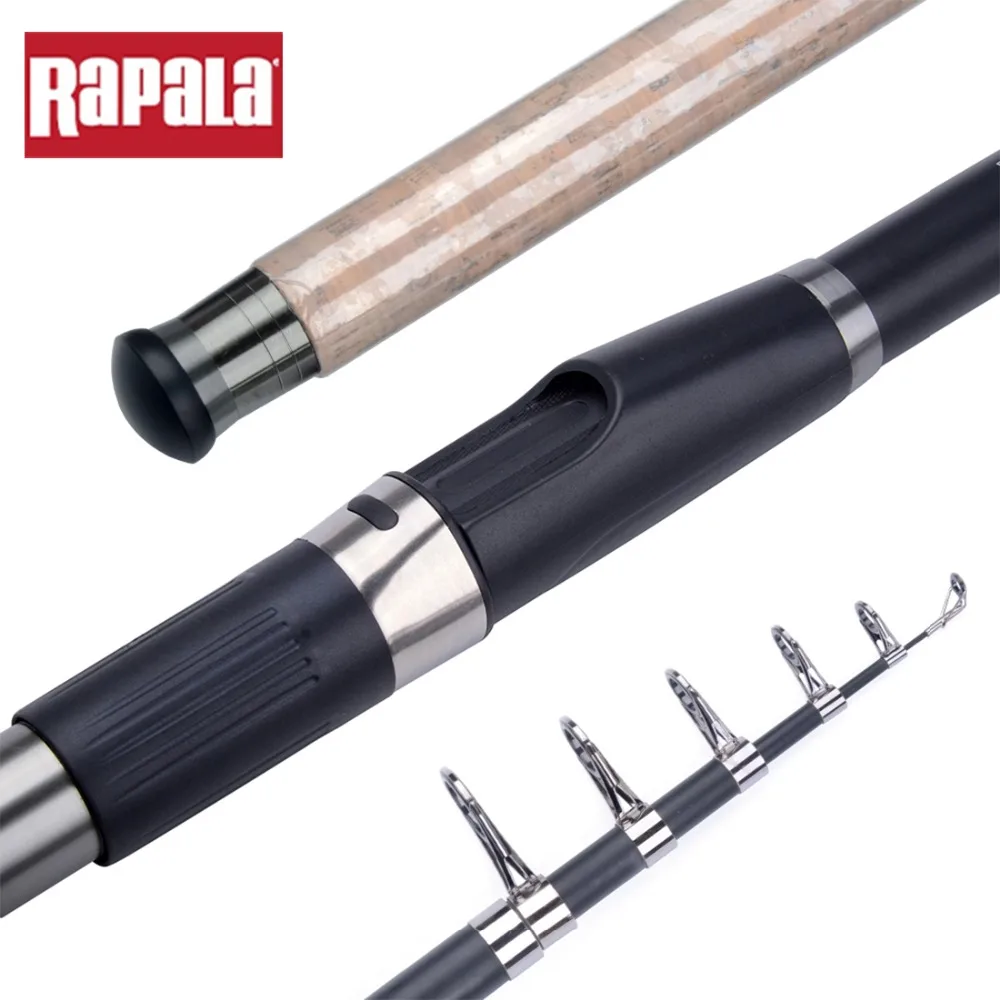 Карбоновая удочка Rapala телескопическая карбоновая кормушка для ловли карпа 2 1 м 4 7