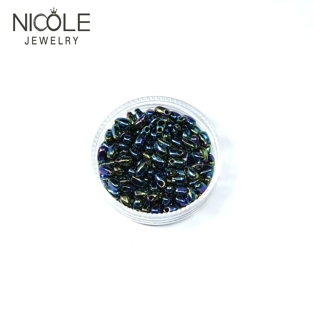 Miyuki Бусы Длинные magatama Motley стеклянные бусины DIY ожерелье и браслет для влюбленных