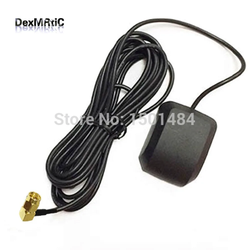 

1PC Car GPS Antenna Navigation Aerial SMA male right angle Connector & 3M Extension Cable 1575.42MHz NEW