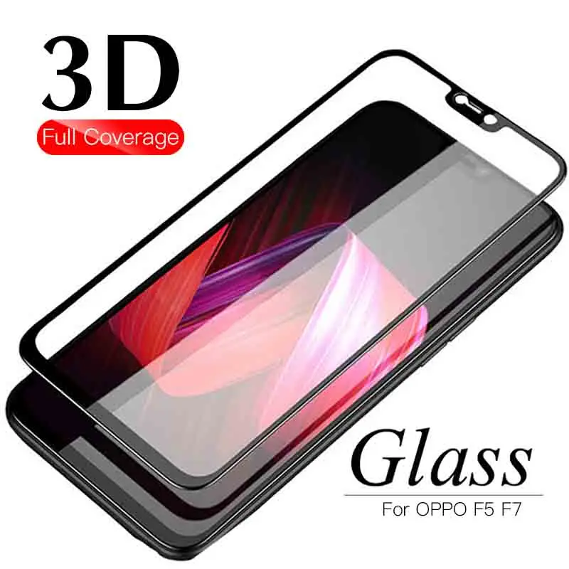 Стекло для oppo f5 Защитное стекло f7 f 5 7 Защита экрана Закаленное Защитная пленка 9h