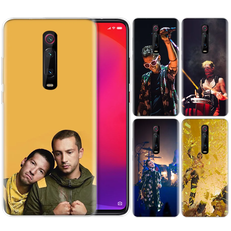 

Silicone Case for Xiaomi Redmi K20 Pro K20Pro Note 5 6 7 7A 6A Mi A2 A1 8 Lite 9 S2 Pocophone F1 twenty one pilots Tear in my he
