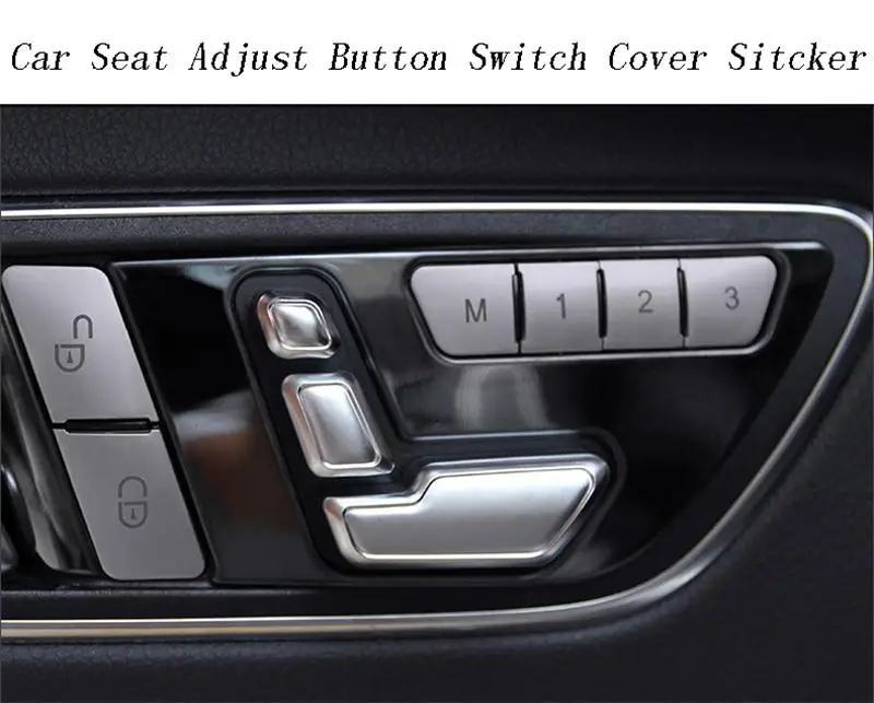 Автомобильный стиль, внутренние кнопки, декоративная панель, накладка, наклейка, рамка для Mercedes Benz C class W204 2011-, автомобильные аксессуары