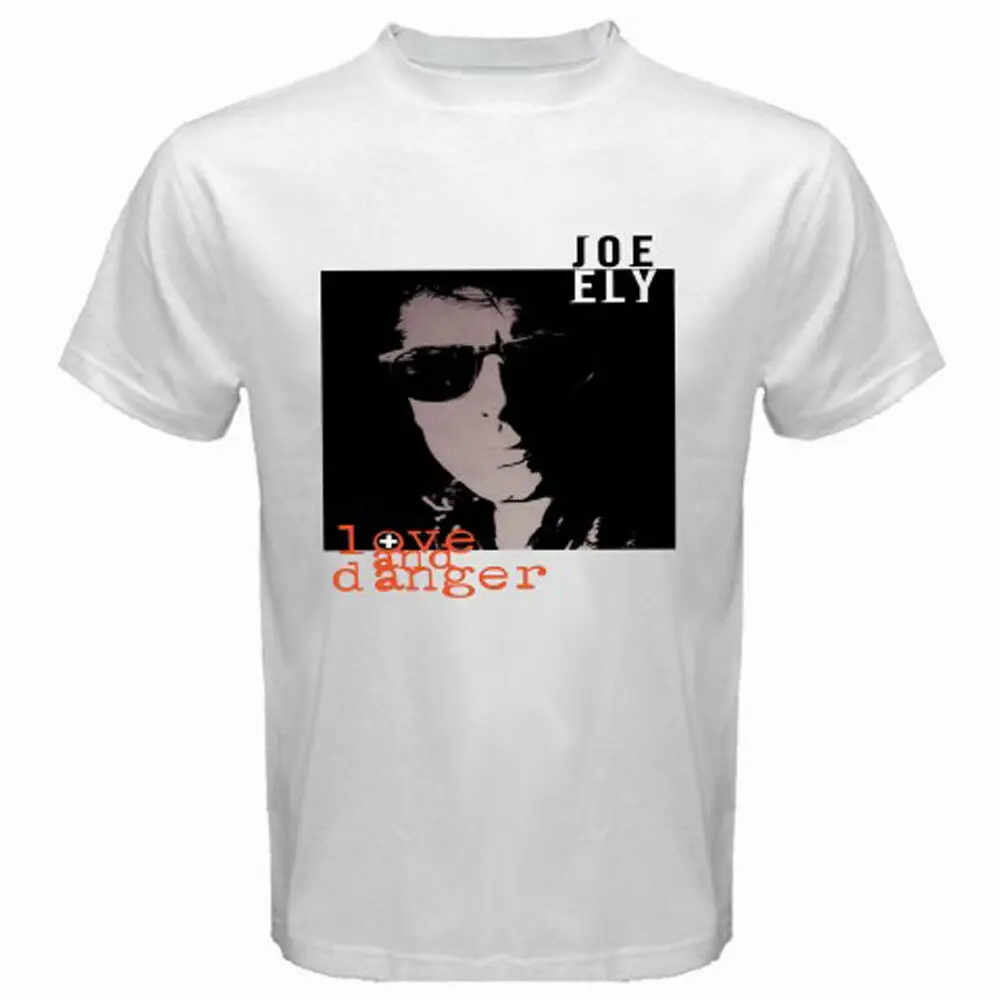 Новая мужская белая футболка с надписью Joe Ely Love And Danger | Мужская одежда
