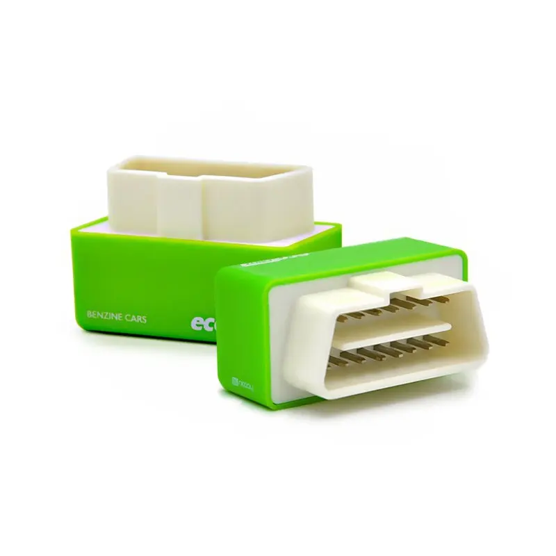 100 шт./лот Новое поступление ecoobd зеленый цвет Plug and Drive EcoOBD2 экономичный чип блок настройки для Benzine 15% экономия топлива