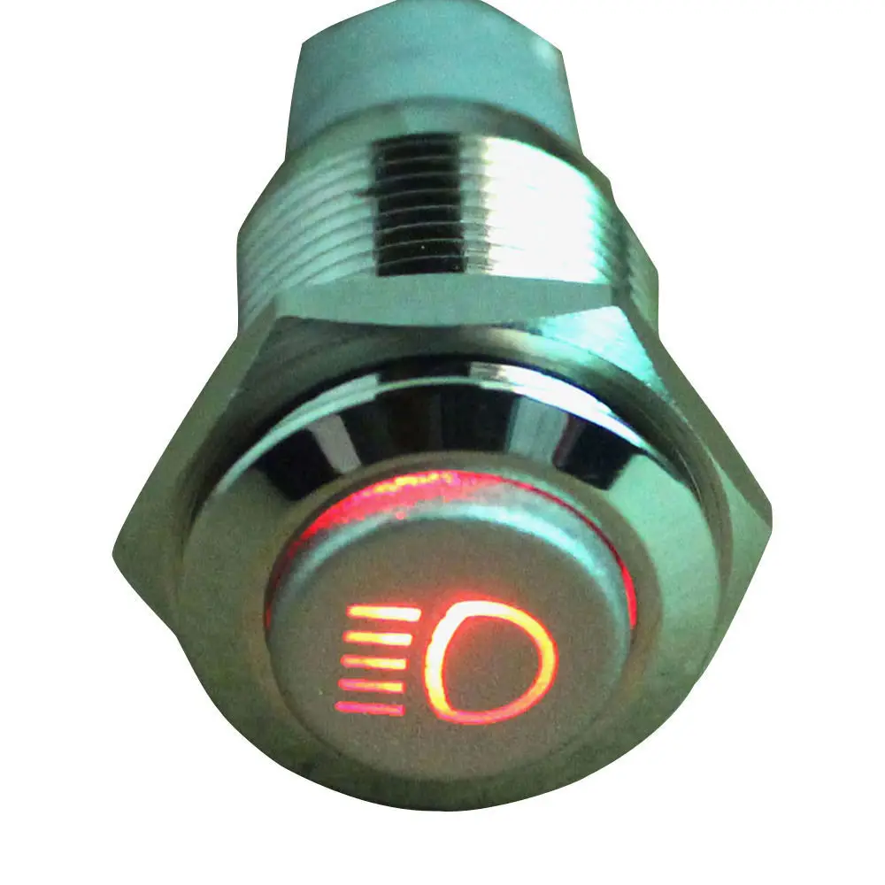 EE support 16mm Red Light Switch Driving Lights Fogs LED's Head Lights