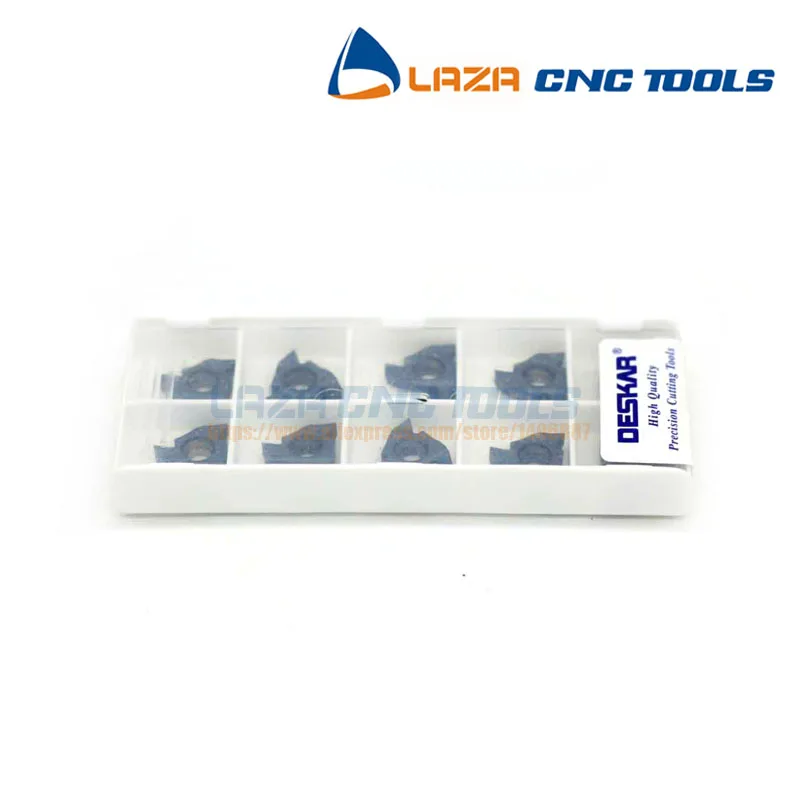 16ER 16IR AG60/AG55 LDA 16ER 16IR ISO0.5-ISO3.5 LDA* 10CPS deskar резьбы вставки карбида, Резьбовые лезвия для резки металла