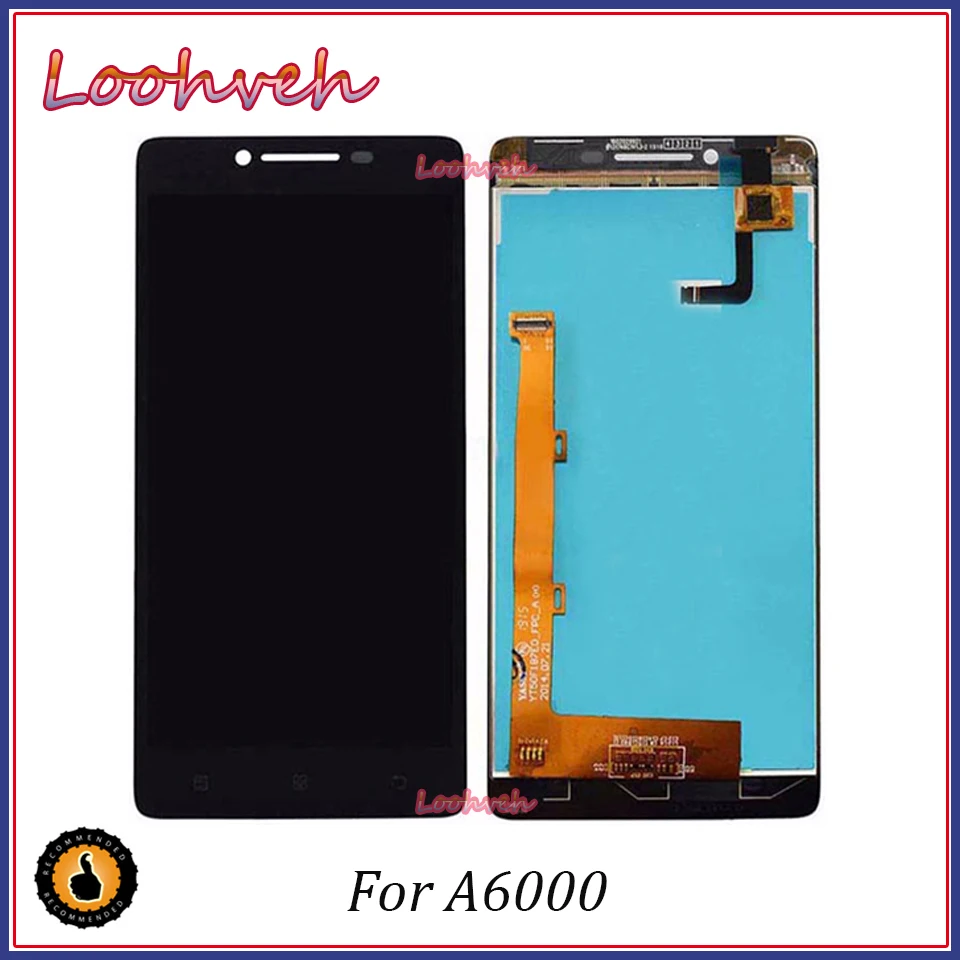 Высокое качество 5 0 дюймов ЖК дисплей для lenovo A6000 Дисплей Сенсорный экран