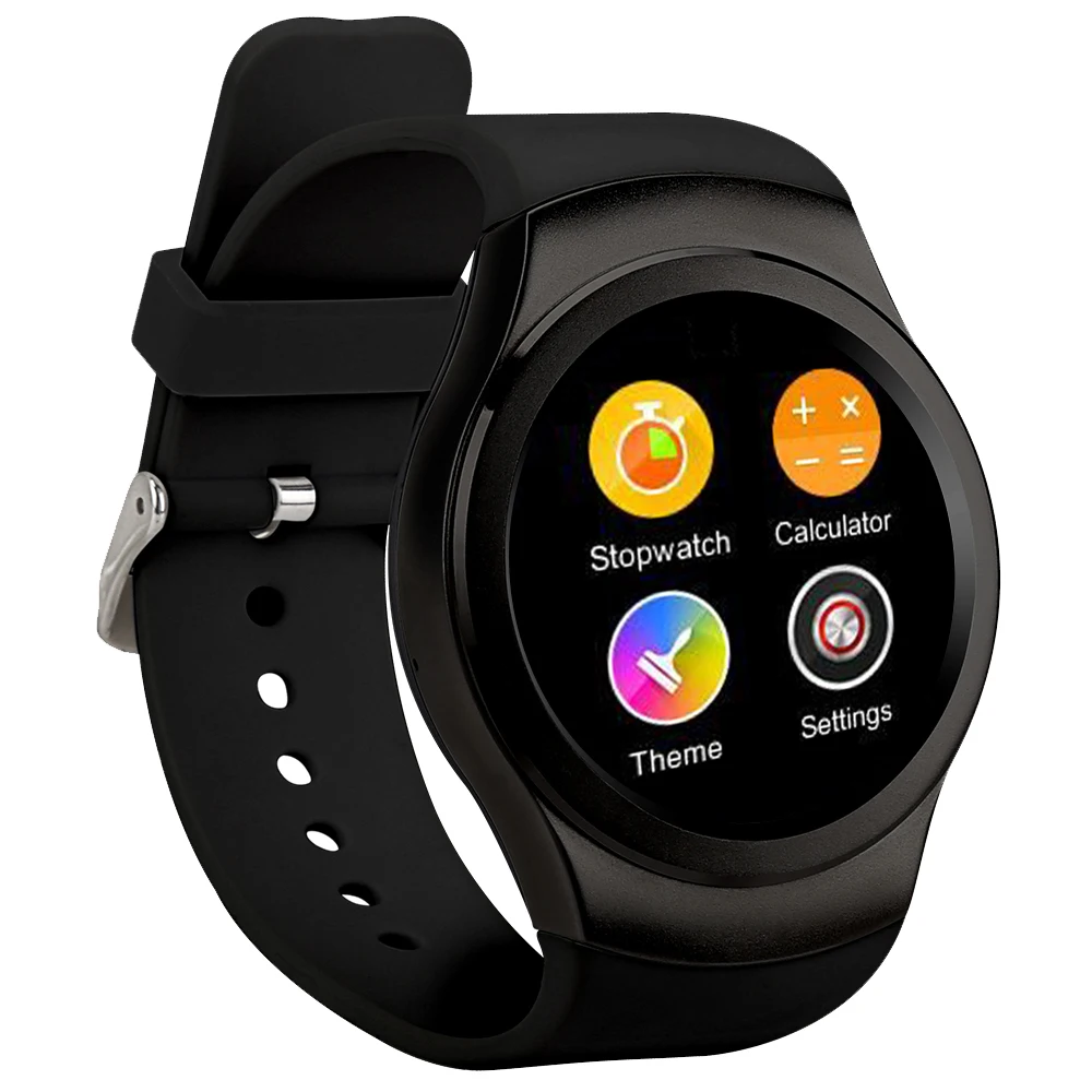 Bluetooth Smart Часы № 1 G3 круглый Экран жизни Водонепроницаемый спортивные SmartWatch для