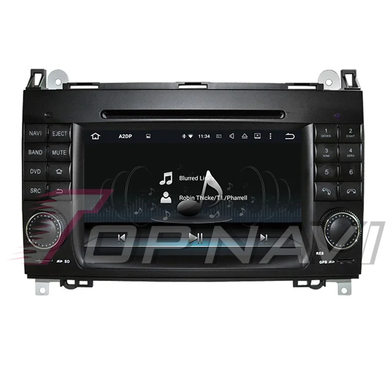 TOPNAVI Android 10 0 автомобильный DVD GPS навигатор для Benz A class W169 B W245 Viano Vito Sprinter (2004 2013) VW Crafter