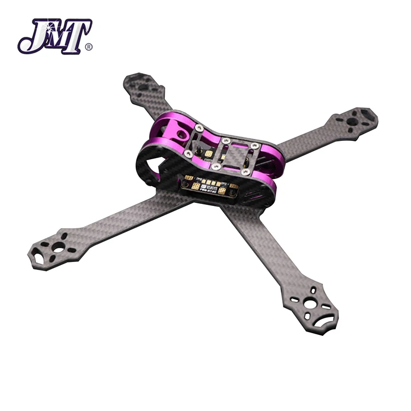

JMT HXM 215 FPV Frame Kit 215MM Wheelbase 4mm Arm 3K Carbon Fiber Rack with PDB For DIY FPV Racing Drone Quadcopter