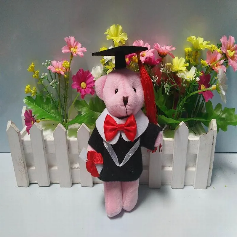 15 см(") Индивидуальный Выпускной плюшевый мишка с бантом-подарок на выпускной