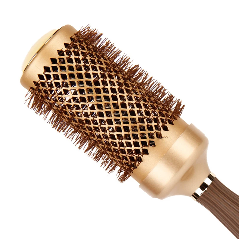 Redonda de Cabelo Resistente ao Calor Pente para Cabeleireiro Tamanhos Escova Cerâmico Estilo Curling Cerâmica Ionic Escovas Redondas 1245 4 Pçs - Set 11 redonda de cabelo cerâmico resistente ao calor