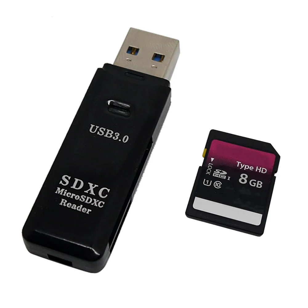 MINI-USB 3,0 Card Reader для Micro SD/SDXC TF 5 Гбит/с супер Скорость Card Reader Адаптер для компьютера тетрадь