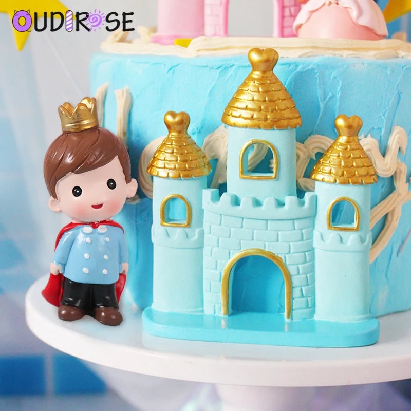 OUDIROSE светодиодный Ангел Арка шляпа-торт Бантинг с днем рождения украшение принцессы замок торт украшение