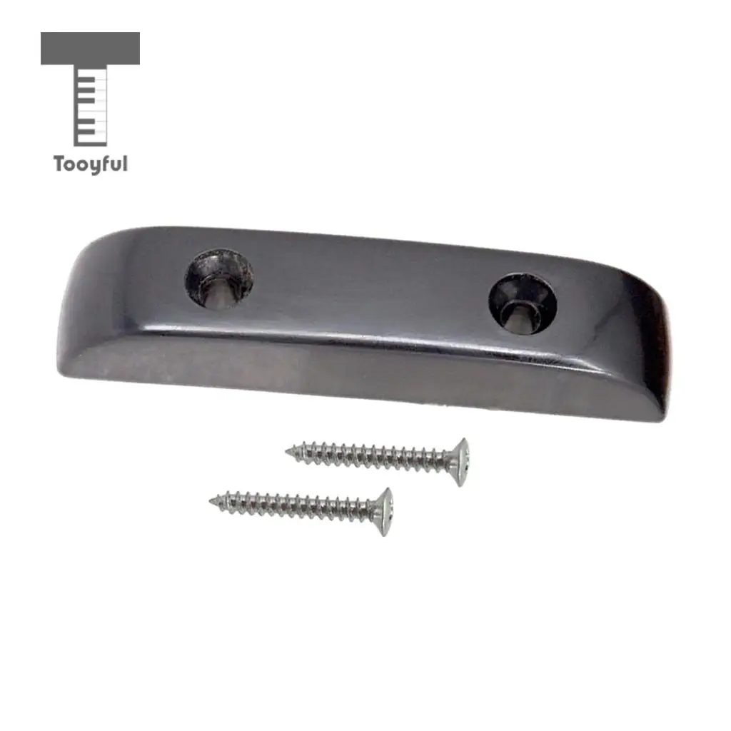 Tooyful Metal Bass Thumb Rest Tug Bar Finger Rest Pull for Bass Guitar Parts Accessories