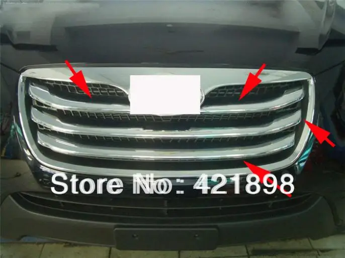 

Хромированная передняя решетка радиатора для Hyundai Santa fe 2010 2011 2012