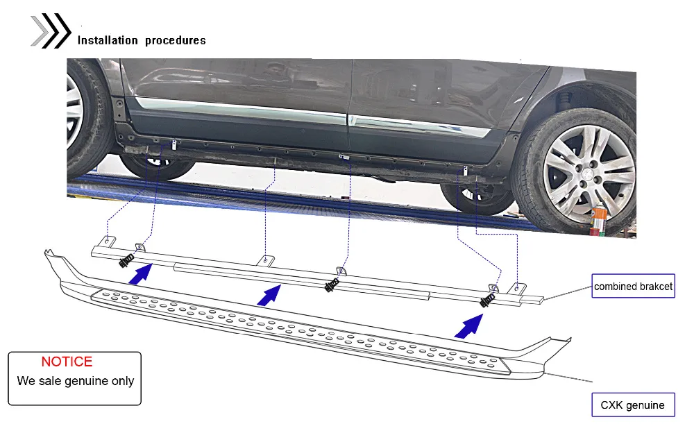 Боковая подножка для Peugeot old 3008 модель BM качественный ISO9001 CXK подлинный утолщенный