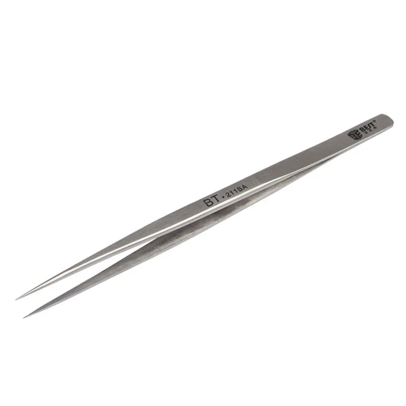 

High Precision Industrial Tweezers Anti-magnetic Anti-acid Non-corrosive Stainless Steel Matte Tweezer Professional Tools