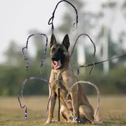 Нейлоновый тактический военный армейский полицейский поводок для собак Эластичный банджи пояс товары для собаки многоцветный ошейник и