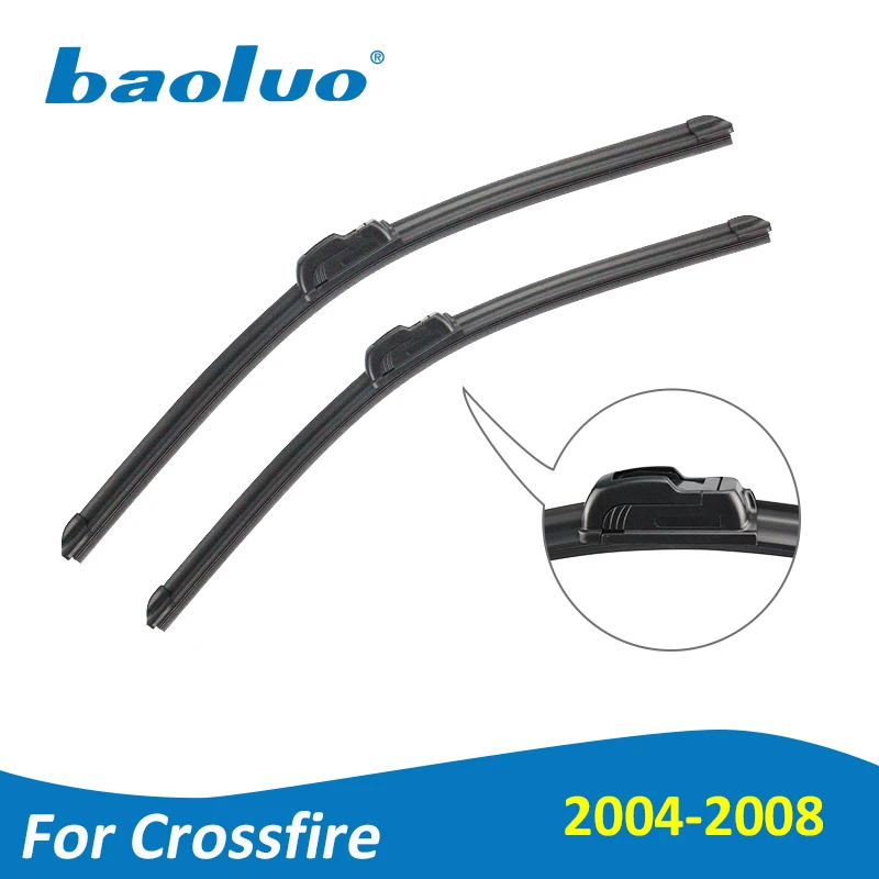BAOLUO Wiper Blades For Chrysler Crossfire 20''+22'' 2004 2005 2006