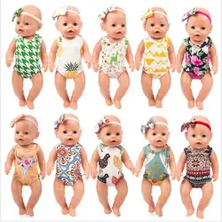 Аксессуары для кукол Born Baby Fit 18 дюймов 40-43 см весна и летняя кукла Hayi одежда костюм для ребенка день рождения фестиваль подарок