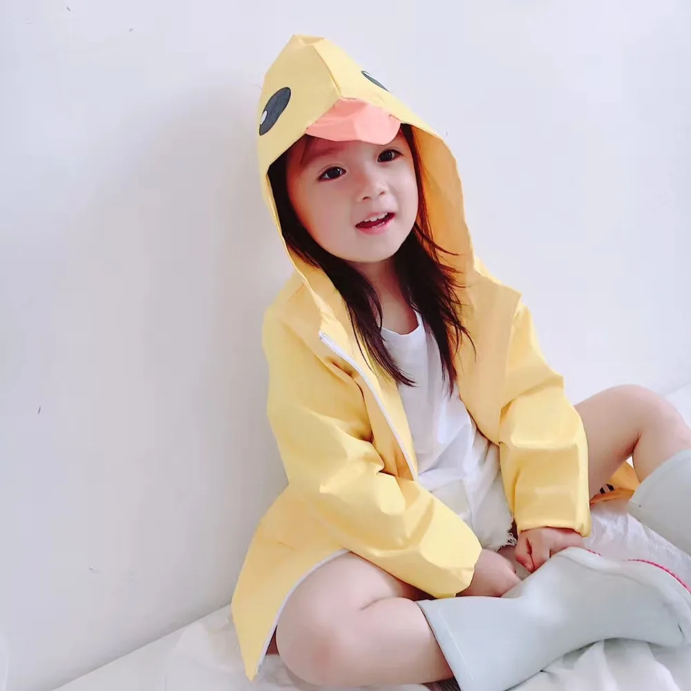 

2018 autumn fashion clothes cute Cartoon animal shape windbreaker,trench kids cotton hoodies boys girls jacket kids coat