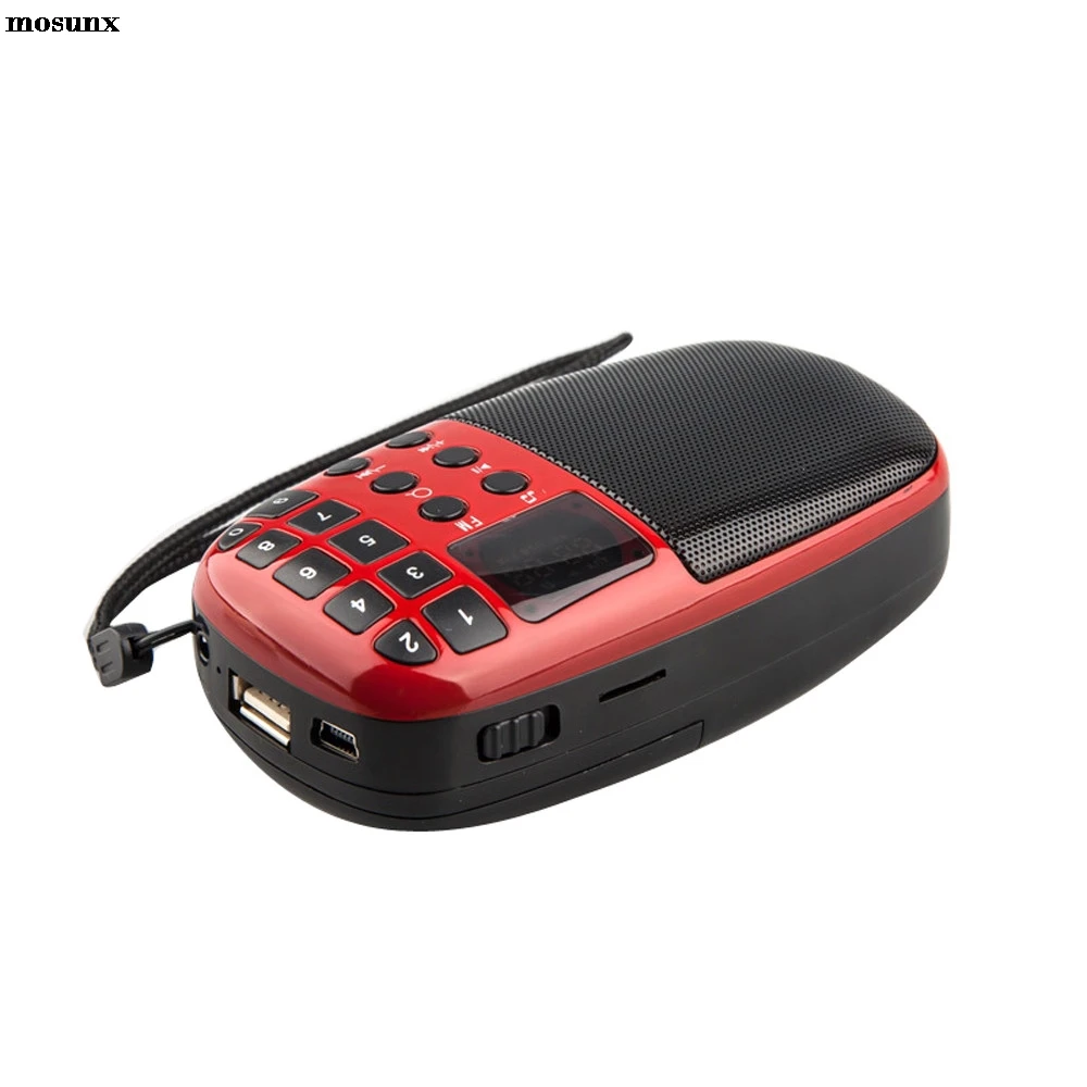 mosunx Hot New Mini Digital Portable Music MP3 Player Micro SD/TF Card Speaker FM Radio Sprot Mp3 Mini Mp3 Fashion Mp3 Digital