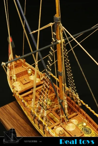 RealTS Классическая Турецкая Marmara торговая лодка модель парусника османский Босфорский пролив береговые торговые суда