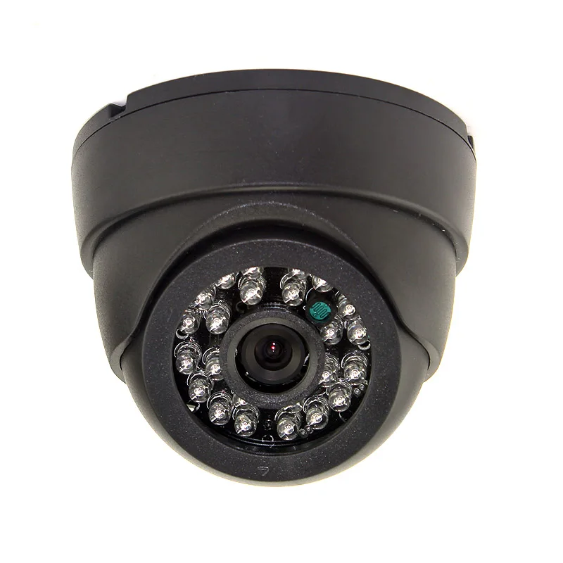 1000TVL аналоговая CMOS цветная cctv камера 24 шт. ir led 3,6 мм объектив ИК купольная камера для внутреннего видеонаблюдения камера безопасности