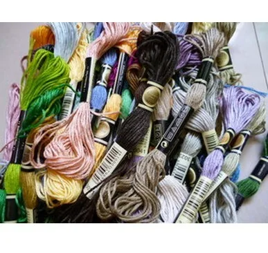 

You Can Choose Any Colors And Quantity 8 Meter length Cross Stitch Floss Yarn Thread Total 447 Skeins