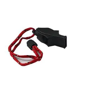

JETTING Plastic Safety Excellent Survival Signal Whistle with Rope Sport Training Cheerleading Whistle