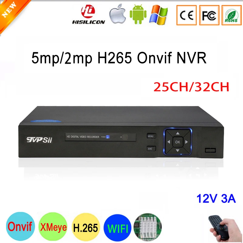 

5MP/4MP/1080P/960P/720P IP Camera blue Panel Hi3536D Xmeye 25CH 5MP/32CH 2MP H.265 Surveillance IP Onvif NVR Free Shipping