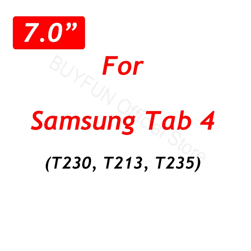 Закаленное Стекло для samsung Galaxy Tab A 10,1 T580 585 A9.7 T550 555 A8.0 T350 355 планшет Экран протектор Tab4 T530 330 230 пленка - Цвет: For Tab 4 7.0inch